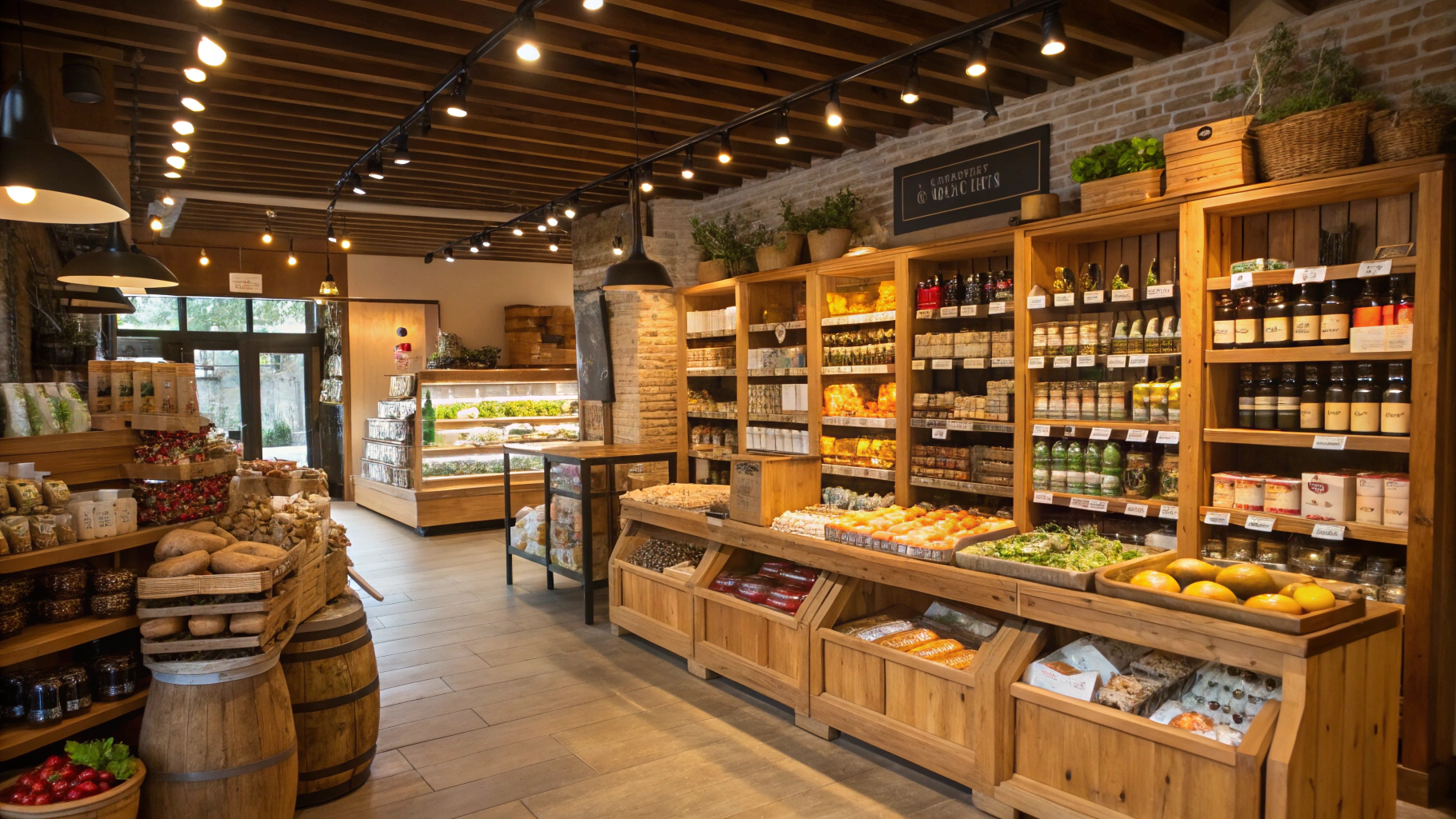 Friendly local shop storefront with welcoming atmosphere